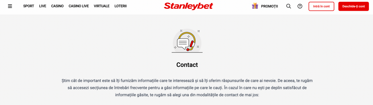 stanleybet contact
